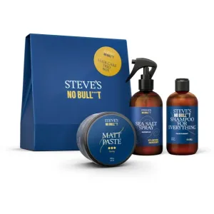 Steve's No Bull***t Hair Care Trio Box coffret cadeau (pour cheveux) pour homme