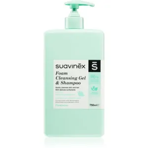 Suavinex Foam Cleansing Gel & Shampoo shampoing moussant pour bébé Baby Cologne 750 ml