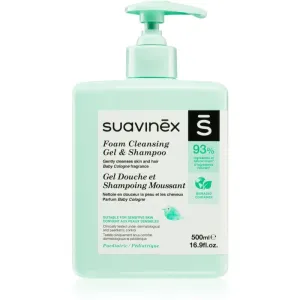 Suavinex Syndet Foaming Gel-Shampoo shampoing moussant pour bébé Baby Cologne 500 ml