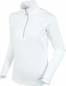 Sunice Womens Anna Lightweight Stretch Half-Zip Pullover Pure White S