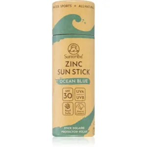 Suntribe Sports Zinc Stick stick protecteur minéral pour zones sensibles SPF 30 Ocean Blue 30 g