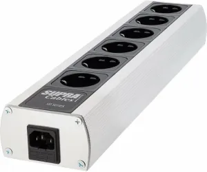 SUPRA Cables Mains Block MD06-EU Mk3.1 Blanc-Noir Câble Hi-Fi Extension