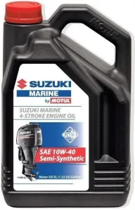 Suzuki Marine 4-Stroke Engine Oil SAE 10W-40 Semi-Synthetic 5 L