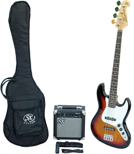 SX SB1 Bass Guitar Kit Sunburst #3967