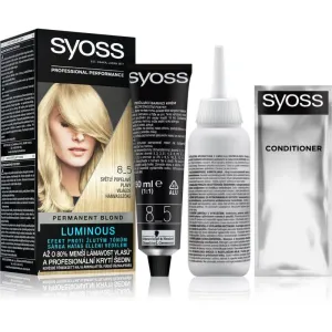 Syoss Color coloration cheveux permanente teinte 8-5 Light Ashy Blond 1 pcs