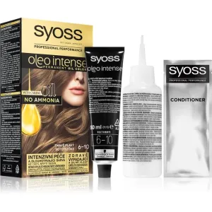Syoss Oleo Intense coloration cheveux permanente à l'huile teinte 6-10 Dark Blond 1 pcs
