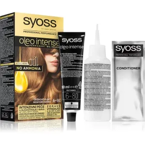 Syoss Oleo Intense coloration cheveux permanente à l'huile teinte 6-80 Hazelnut Blond 1 pcs