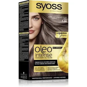 Syoss Oleo Intense coloration cheveux permanente à l'huile teinte 7-56 Ashy Medium Blond 1 pcs