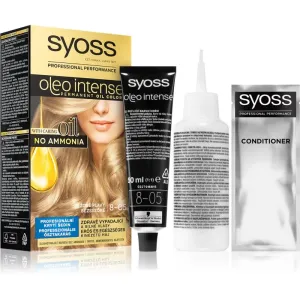 Syoss Oleo Intense coloration cheveux permanente à l'huile teinte 8-05 Beige Blond 1 pcs