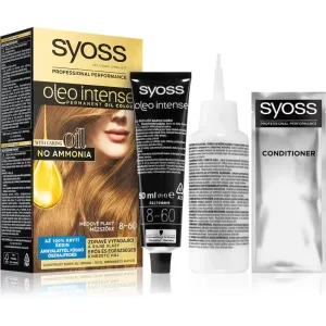 Syoss Oleo Intense coloration cheveux permanente à l'huile teinte 8-60 Honey Blond 1 pcs