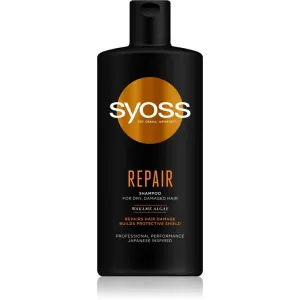 Syoss Repair shampoing régénérant pour cheveux secs et abîmés 440 ml