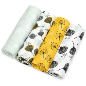 T-Tomi Cloth Diapers Dandelions couches en tissu 76x76 cm 4 pcs