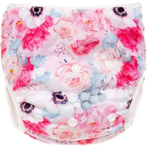 T-TOMI Diaper Swimwear Flowers couche de bain lavable 5 - 15 kg 1 pcs