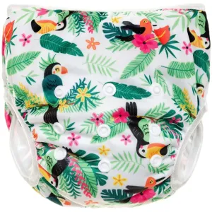 T-TOMI Diaper Swimwear Parrots couche de bain lavable 5-12 kg 1 pcs