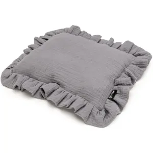 T-TOMI Muslin Pillow coussinet Grey 25 x 30 cm 1 pcs