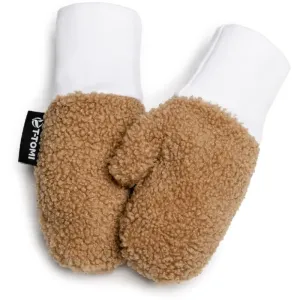 T-TOMI TEDDY Gloves Brown gant pour bébé 12-18 months 1 pcs
