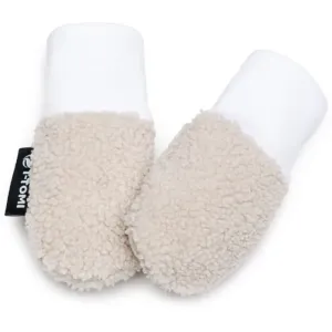 T-TOMI TEDDY Gloves Cream gant pour bébé 0-6 months 1 pcs