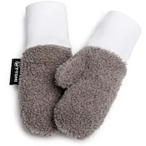 T-TOMI TEDDY Gloves Grey gant pour bébé 12-18 months 1 pcs
