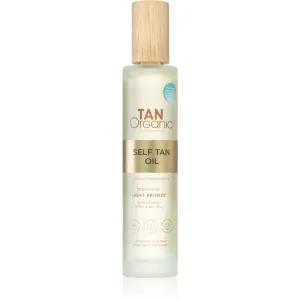 TanOrganic The Skincare Tan huile auto-bronzante teinte Light Bronze 100 ml