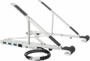 Targus Portable Stand with Integrated Dock (USB-C) Supporter Argent