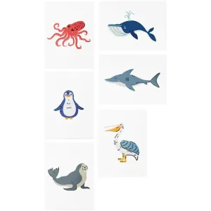TATTonMe AR Set Ocean Animals tatouage pour enfant 3 y+ 6 pcs
