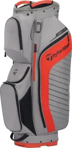 TaylorMade Cart Lite Grey/Dark Blood Orange Sac de golf