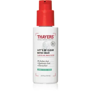 Thayers Let’s Be Clear Water Cream crème hydratante visage 75 ml