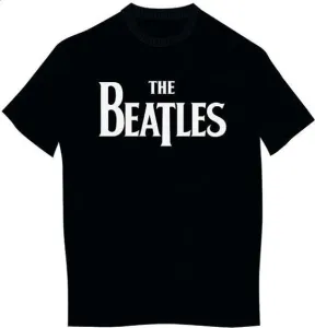 The Beatles T-shirt Drop T Logo Black L #22546