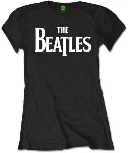 The Beatles T-shirt Drop T Logo Black L #22541