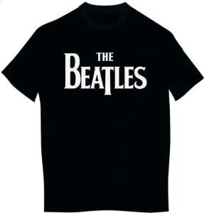 The Beatles T-shirt Drop T Logo Black M #22547