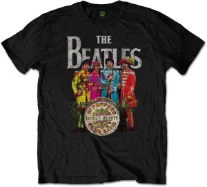 The Beatles T-shirt Unisex Sgt Pepper (Retail Pack) XL Noir