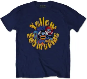 The Beatles T-shirt Yellow Submarine Baddies Navy Blue XL