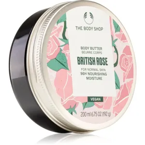 The Body Shop Body Butter Brirish Rose beurre corporel arôme rose 200 ml
