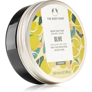 The Body Shop Olive beurre corporel hydratation intense pour peaux très sèches 200 ml