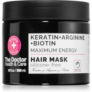 The Doctor Keratin + Arginine + Biotin Maximum Energy masque à la kératine pour cheveux 295 ml