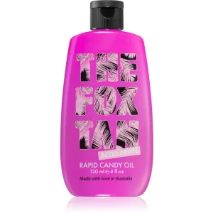 The Fox Tan Rapid Candy huile de soin et bronzage sans facteur de protection solaire 120 ml