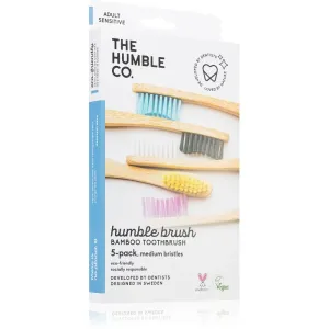 The Humble Co. Brush Adult brosse à dents en bambou medium I. 5 pcs
