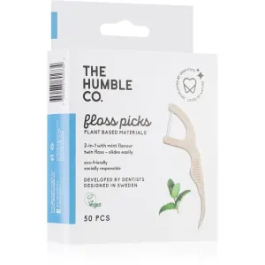 The Humble Co. Floss Picks cure-dents interdentaires Mint 50 pcs