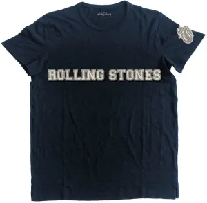 The Rolling Stones T-shirt Logo & Tongue Unisex Navy L