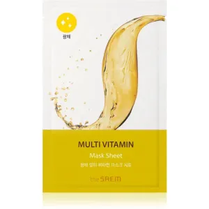 The Saem Bio Solution Multi Vitamin masque tissu brillance et vitalité 20 g