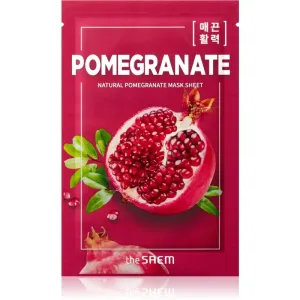 The Saem Natural Mask Sheet Pomegranate masque tissu lifting intense et éclat 21 ml