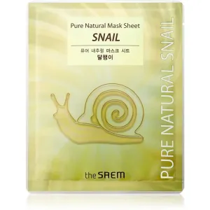 The Saem Pure Natural Snail masque tissu revitalisant 20 ml
