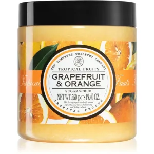The Somerset Toiletry Co. Tropical Fruits Sugar Scrubs gommage au sucre corps Grapefruit & Orange 550 g