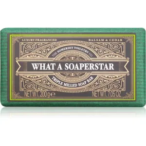 The Somerset Toiletry Co. Distinguished Gentlemen Soap Bar savon solide pour homme Balsam & Cedar 200 g