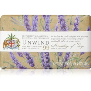 The Somerset Toiletry Co. Natural Spa Wellbeing Soaps savon solide corps Peppermint & Lavender 200 g