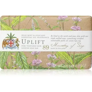 The Somerset Toiletry Co. Natural Spa Wellbeing Soaps savon solide corps Wild Mint & Avocado 200 g