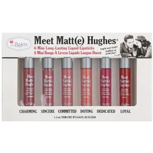 theBalm Meet Matt(e) Hughes Mini Kit kit de rouges à lèvres liquides (pour un effet longue tenue)