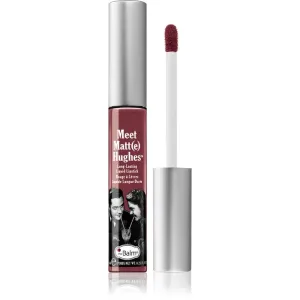 theBalm Meet Matt(e) Hughes Long Lasting Liquid Lipstick rouge à lèvres liquide longue tenue teinte Confident 7.4 ml