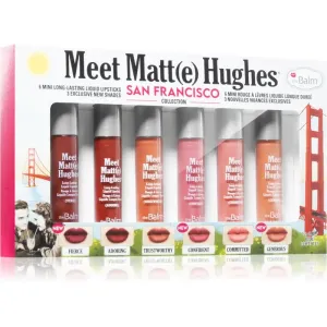 theBalm Meet Matt(e) Hughes Mini Kit San Francisco kit de rouges à lèvres liquides pour un effet longue tenue