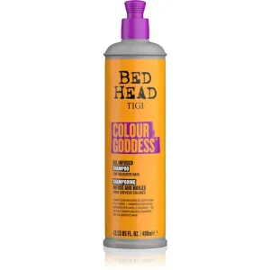 TIGI Bed Head Colour Goddess shampoing à l'huile pour cheveux colorés et méchés 400 ml